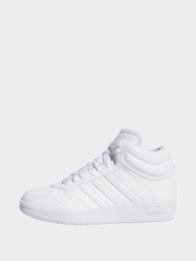 adidas Ivory White Hoops Mid Trainers - Image 5 of 10