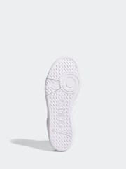 adidas Ivory White Hoops Mid Trainers - Image 8 of 10
