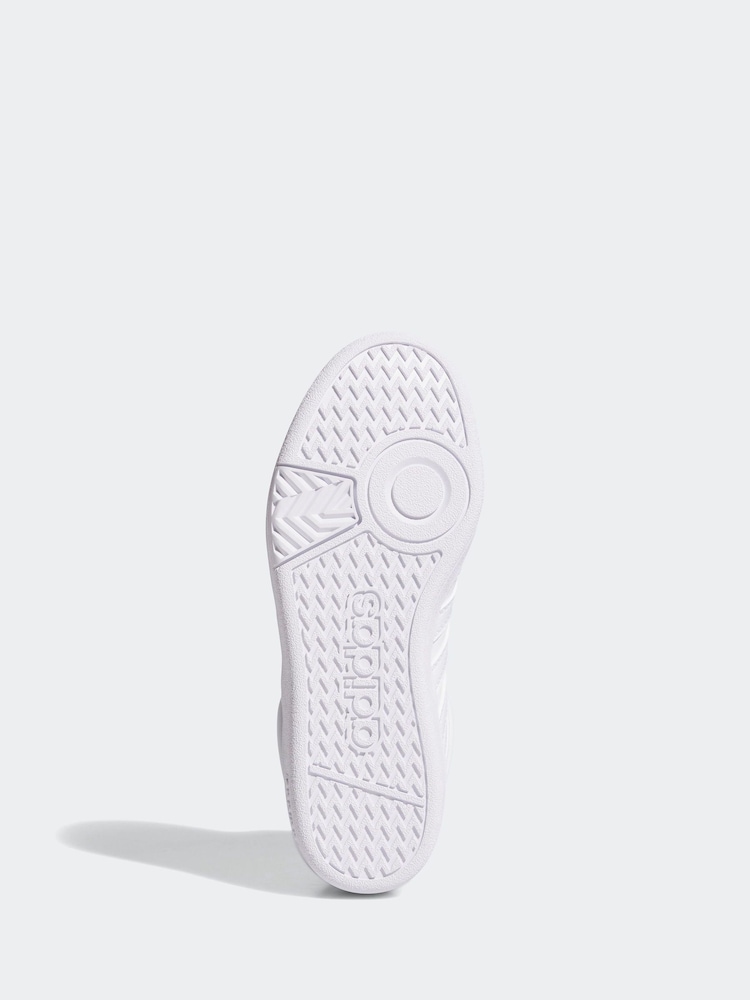 adidas Ivory White Hoops Mid Trainers - Image 8 of 10