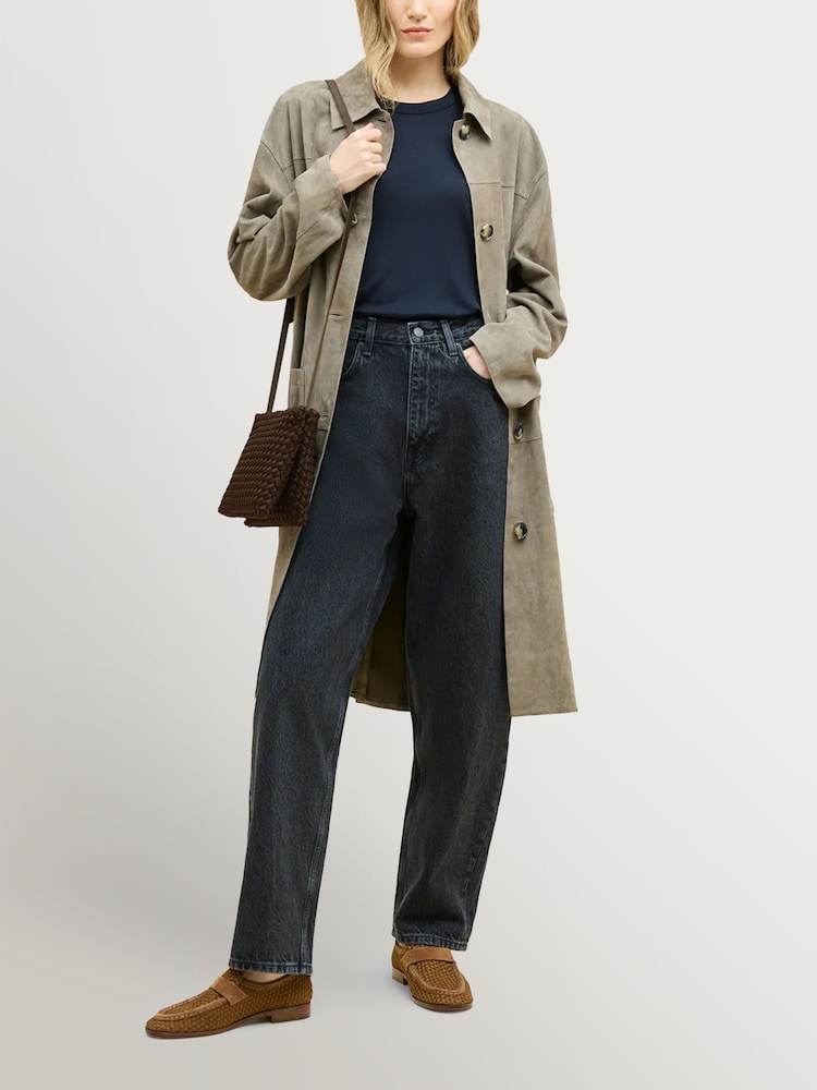 NAGHEDI Brown Soho Medium Envelope Bag - Image 6 of 6