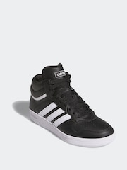 adidas Dark Black Hoops Mid Trainers - Image 1 of 3
