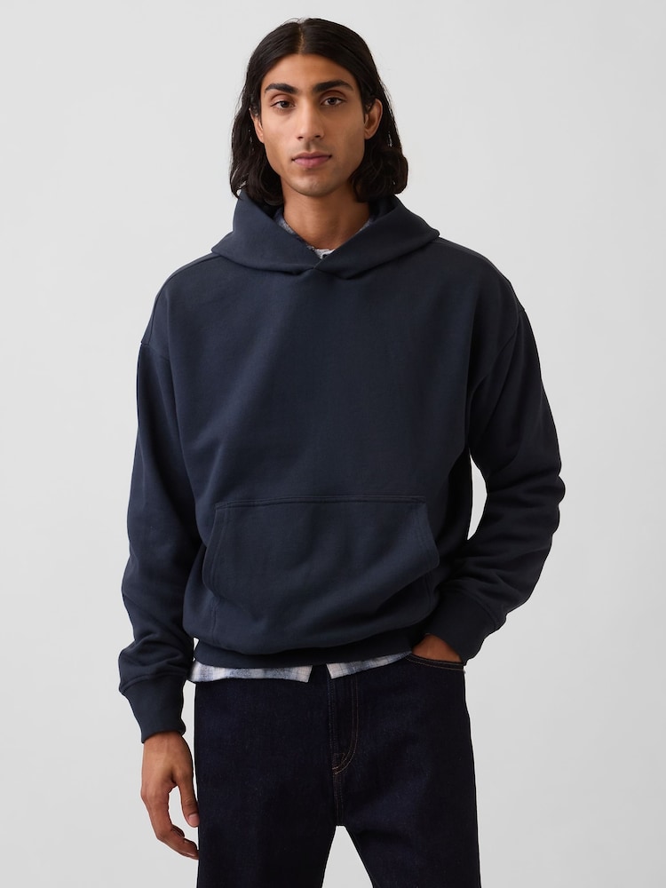 Azul marino - Gap Heavyweight Oversized Hoodie - Imagen 1 de 4
