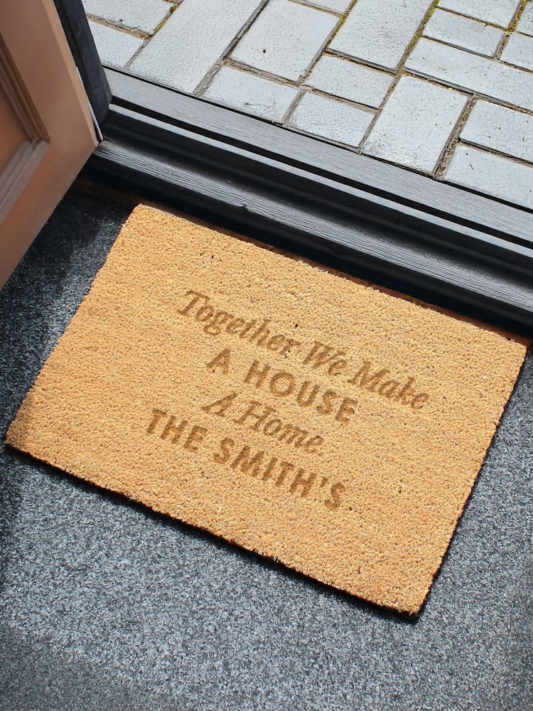 Personalised Rectangle Indoor Doormat by PMC - Image 1 of 5