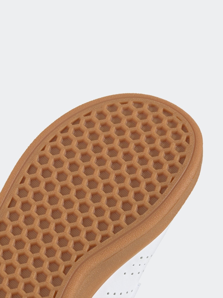adidas White Kids Advantage Base 2.0 Trainers - Image 10 of 10