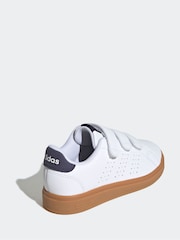 adidas White Kids Advantage Base 2.0 Trainers - Image 4 of 10