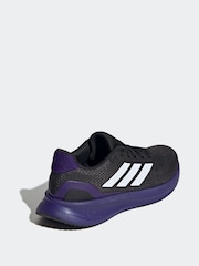 adidas Black Runfalcon 5 Trainers - Image 4 of 9