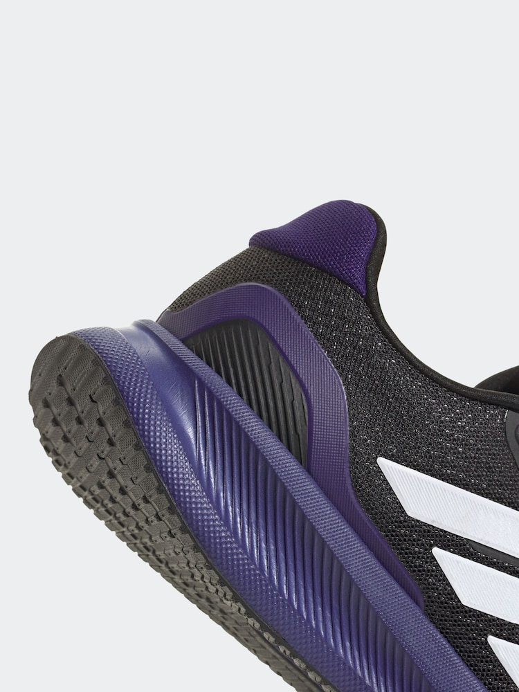 adidas Black Runfalcon 5 Trainers - Image 8 of 9