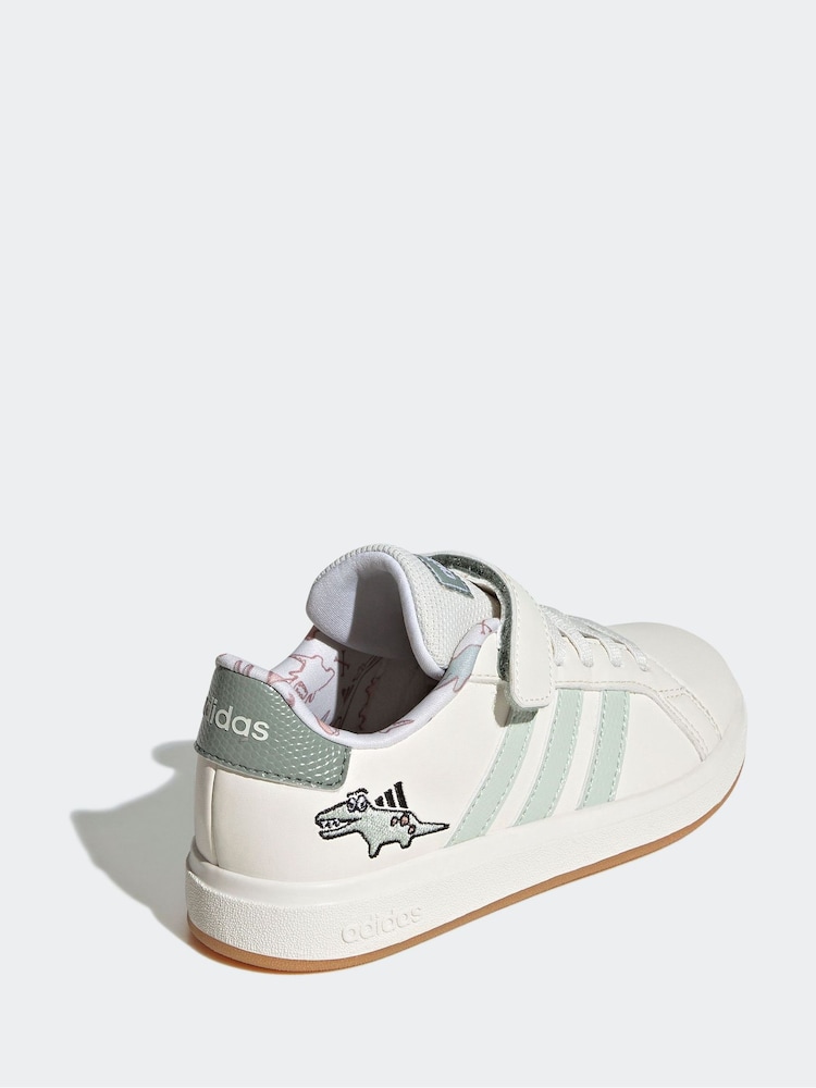 adidas Grand Court Dino Trainers - Image 4 of 10