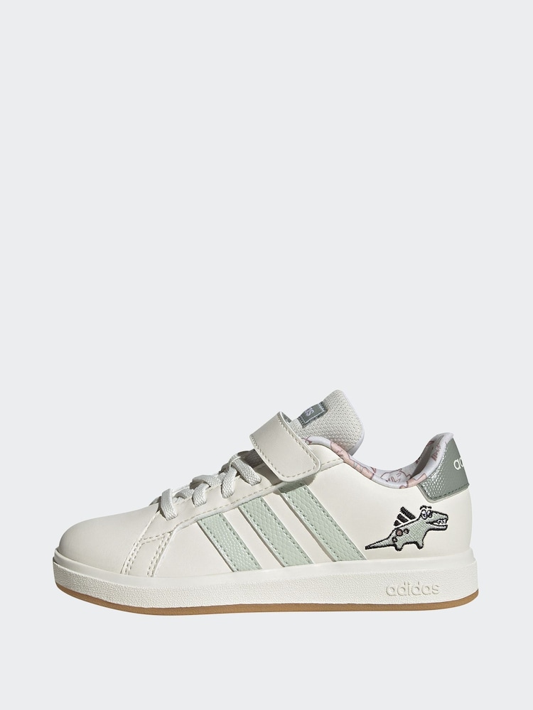 adidas Grand Court Dino Trainers - Image 5 of 10