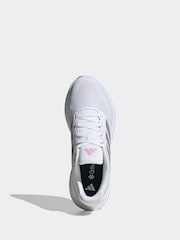 adidas White Runfalcon 5 Trainers - Image 13 of 17