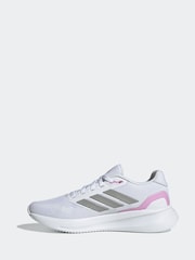 adidas White Runfalcon 5 Trainers - Image 16 of 17