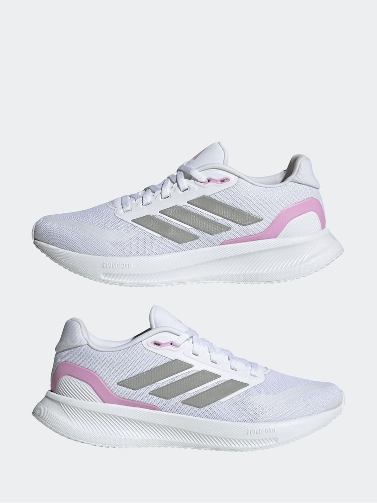 Biały - Buty sportowe adidas Runfalcon 5 - Image 3 of 9
