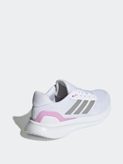 adidas White Runfalcon 5 Trainers - Image 9 of 9