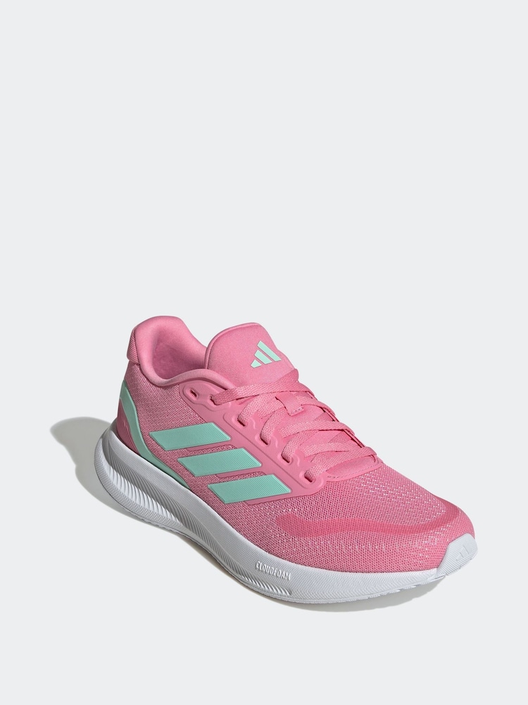 adidas Pink Runfalcon 5 Trainers - Image 6 of 12
