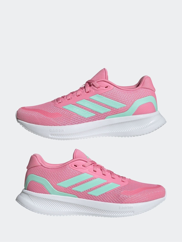 adidas Pink Runfalcon 5 Trainers - Image 8 of 12