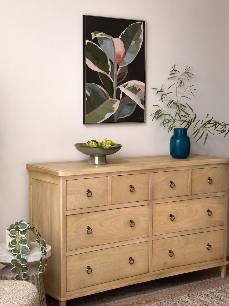 Black Robusta Botanical Plant Wall Art - Image 2 of 5 Black Robusta Botanical Plant Wall Art - Image 2 of 5