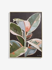 Black Robusta Botanical Plant Wall Art - Image 4 of 5