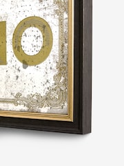 Gold Cappuccino Mirror Slogan Wall Art - Image 5 of 6