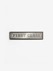 Gold First Glass Mirror Slogan Wall Art - Image 4 of 6