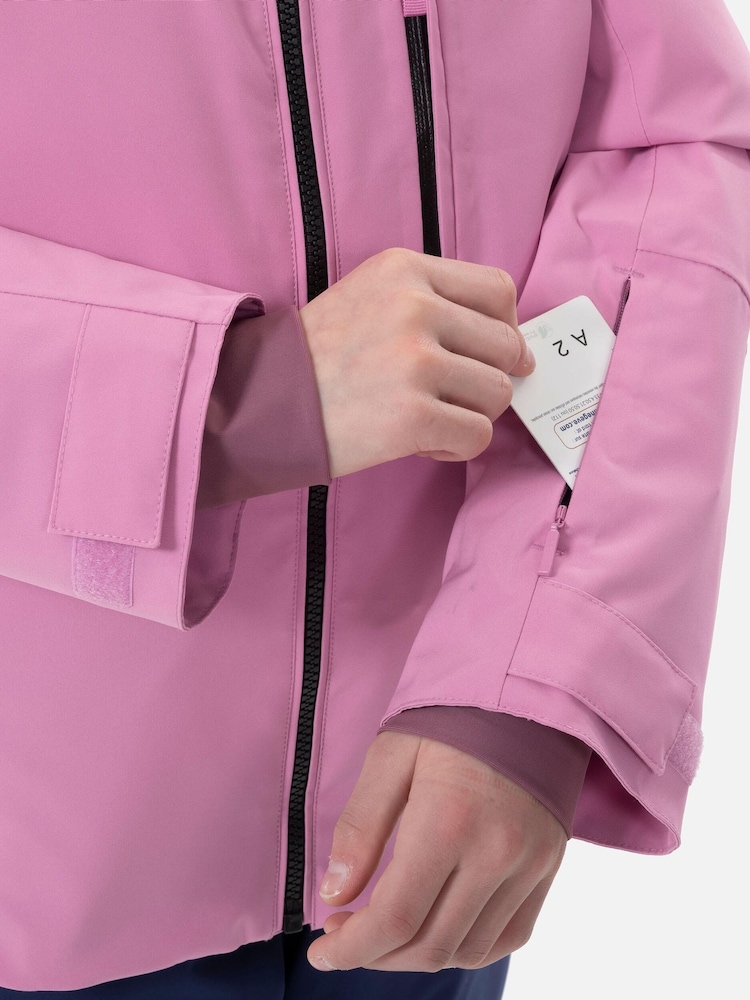 Veste imperméable de randonnée enfant 2-6 ans, MH100 zip bleu QUECHUA