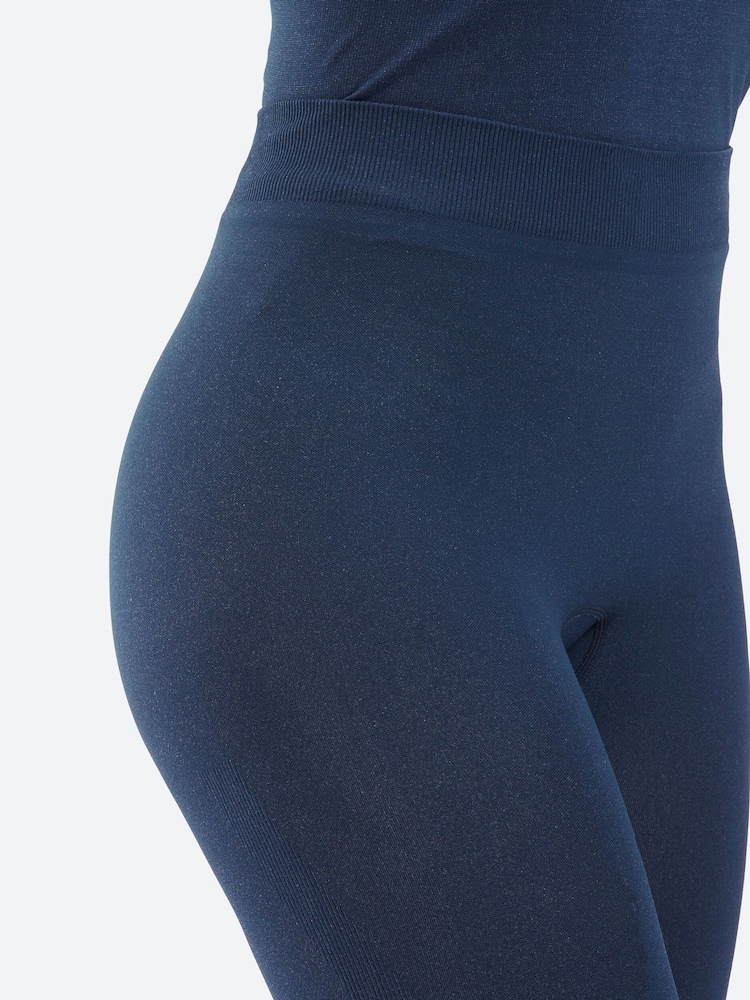 Decathlon Womens Blue Seamless Ski Base Layer - Image 4 of 4