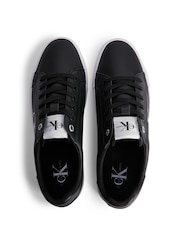 Calvin Klein Black Vulc Flatform Low Length Lace-Up Trainers - Image 4 of 6