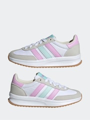 adidas White/Pastel Run 70s 2.0 Trainers - Image 14 of 17
