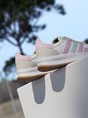 adidas White/Pastel Run 70s 2.0 Trainers - Image 7 of 17