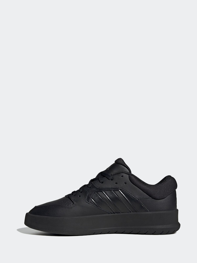 adidas Black Court 24 Trainers - Image 2 of 8