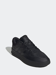 adidas Black Court 24 Trainers - Image 3 of 8