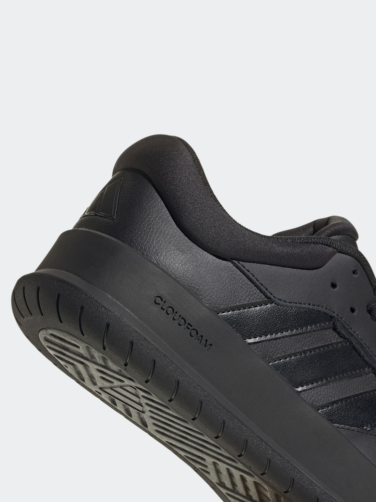 adidas Black Court 24 Trainers - Image 8 of 8