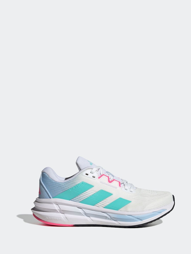 adidas White Questar 3 Trainers - Image 1 of 16