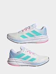 adidas White Questar 3 Trainers - Image 12 of 16