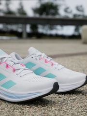 adidas White Questar 3 Trainers - Image 3 of 16