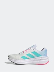 adidas White Questar 3 Trainers - Image 9 of 16