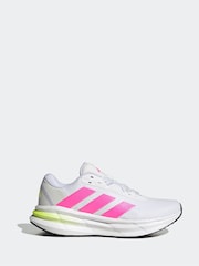 adidas White Galaxy 7 Trainers - Image 1 of 10