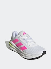 adidas White Galaxy 7 Trainers - Image 2 of 10