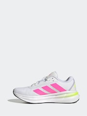 adidas White Galaxy 7 Trainers - Image 3 of 10