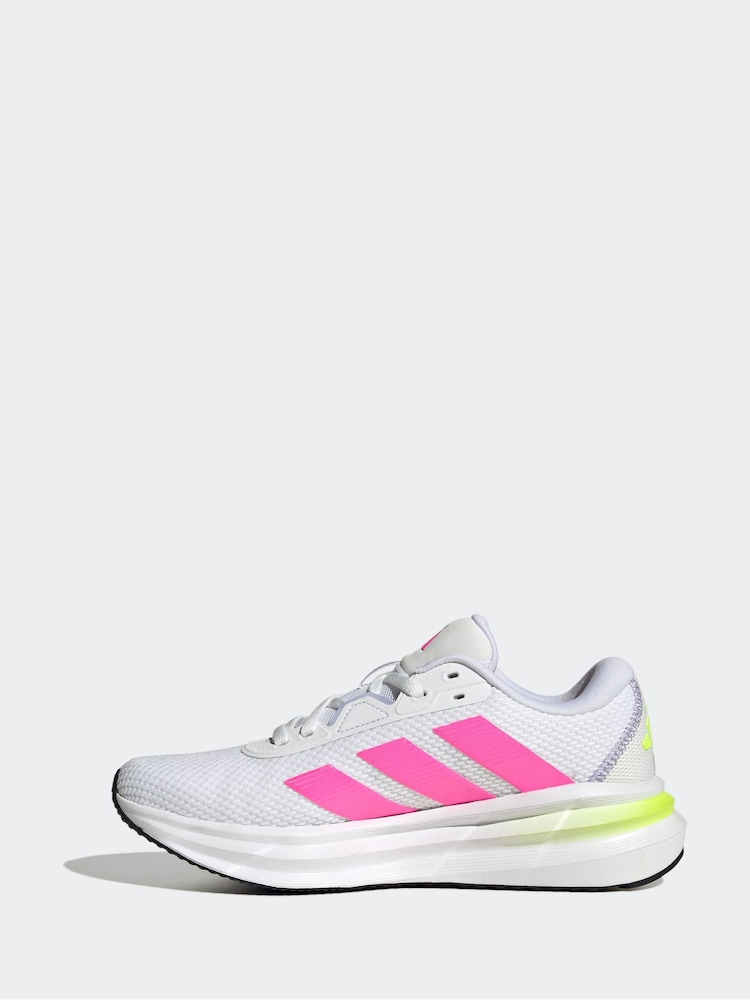 adidas White Galaxy 7 Trainers - Image 3 of 10