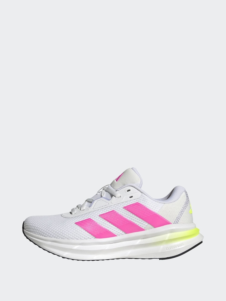 adidas White Galaxy 7 Trainers - Image 5 of 10