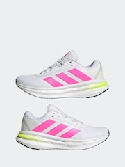 adidas White Galaxy 7 Trainers - Image 6 of 10