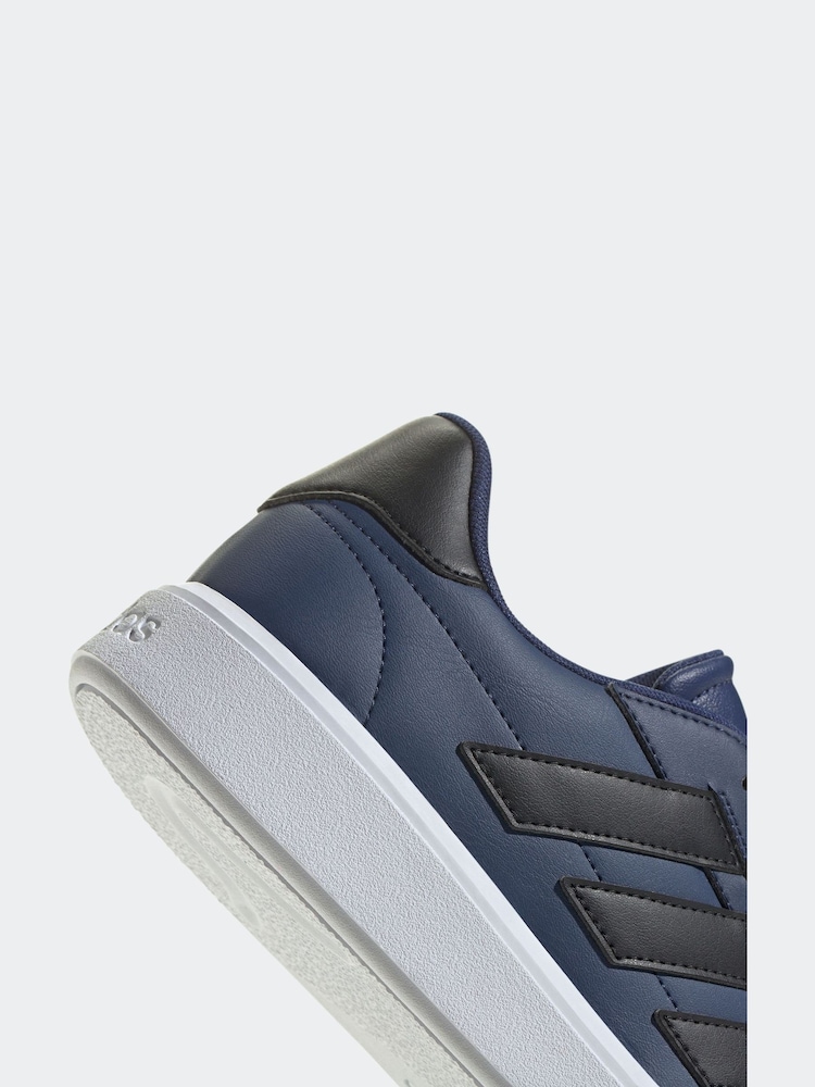 adidas Blue Courtblock Trainers - Image 9 of 10
