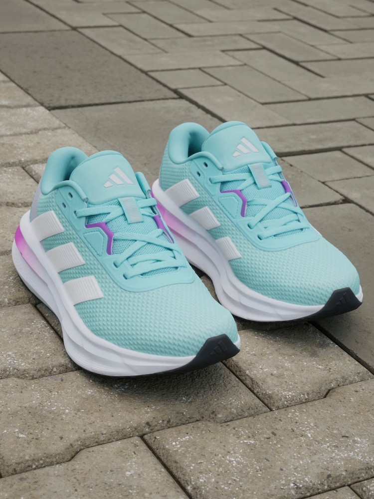 adidas Green Galaxy 7 Trainers - Image 4 of 16