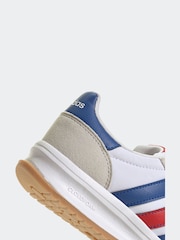 adidas White/Navy Run 70s 2.0 Trainers - Image 10 of 10