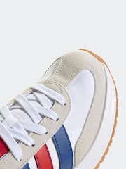 adidas White/Navy Run 70s 2.0 Trainers - Image 9 of 10