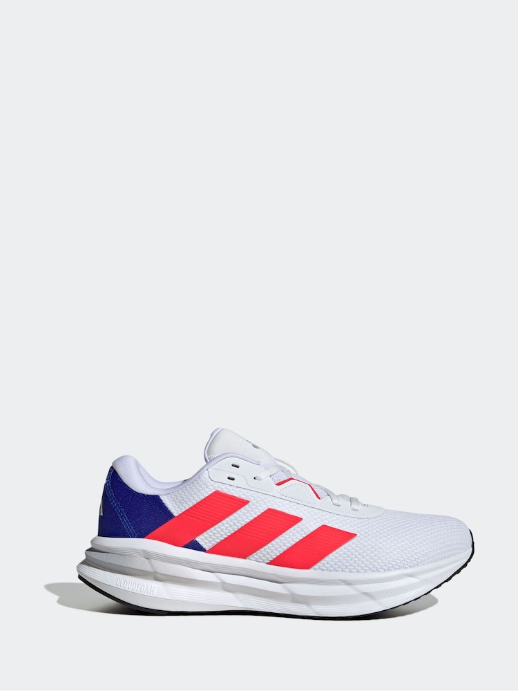 adidas White Galaxy 7 Running Trainers - Image 1 of 9