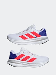 adidas White Galaxy 7 Running Trainers - Image 5 of 9