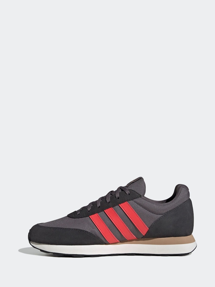 adidas Grey Run 60s Trainers - Image 3 of 10