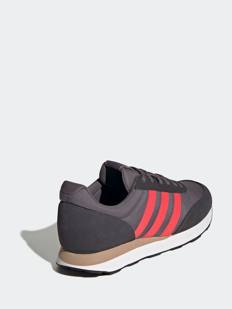 adidas Grey Run 60s Trainers - Image 4 of 10