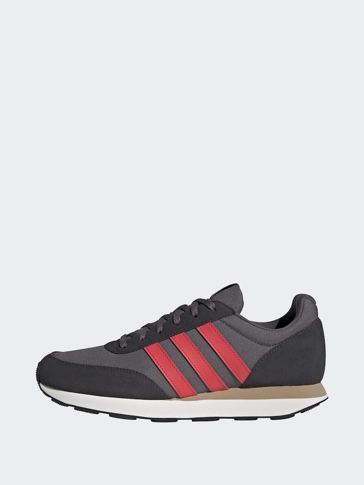 adidas Grey Run 60s Trainers - Image 5 of 10